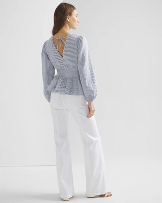 Cinched Blouson Top