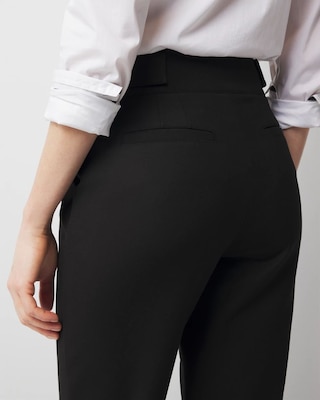 WHBM® Elle Slim Button-Tab Ankle Pant click to view larger image.