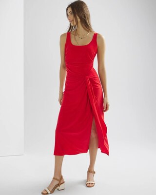 Sarong Midi Dress