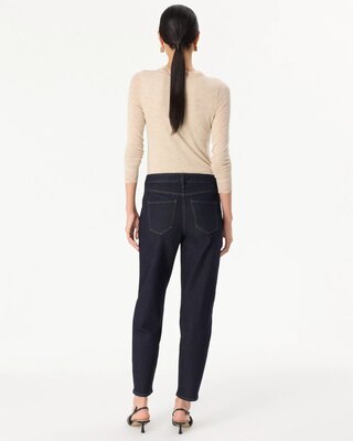 High-Rise Tapered Ankle Jeans click to view larger image.