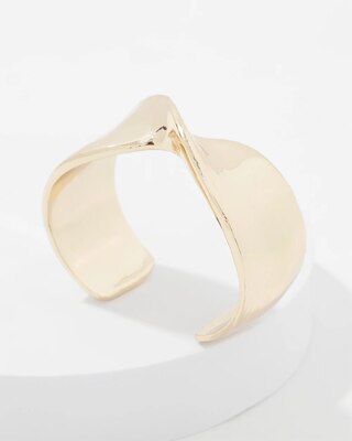 Gold Twisted Cuff click to view larger image.