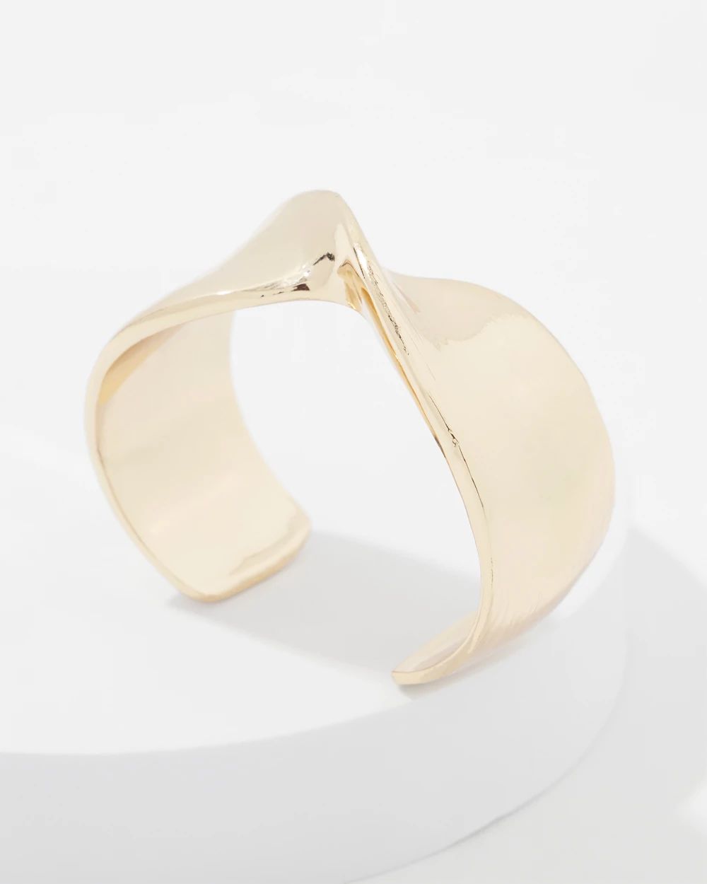 Gold Twisted Cuff click to view larger image.