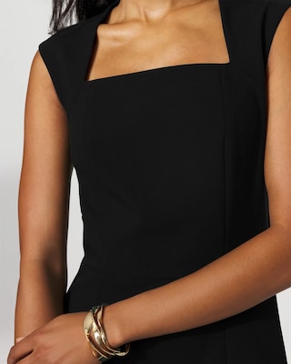 Square Neck Sheath Dress click to view larger image.