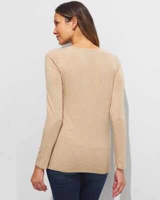 Outlet WHBM Long-Sleeve Scoop-Neck Tee