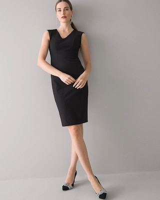 Sleeveless Comfort Stretch Sheath Dress