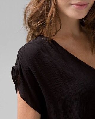 Crinkle Romper Cover Up