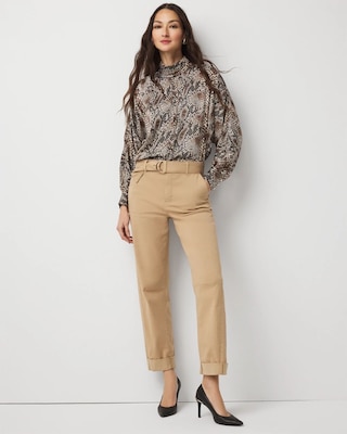 Pret High Rise Straight Ankle Pant