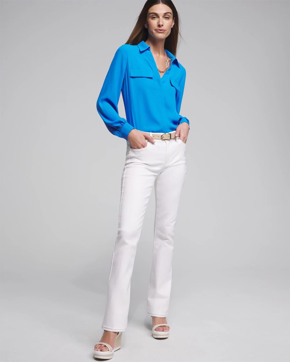 Outlet WHBM Utility Shirt click to view larger image.