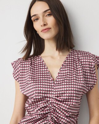 Ruched Satin Shell click to view larger image.