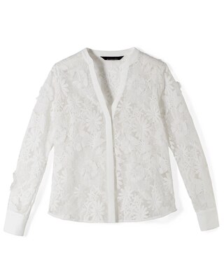 3-D Lace Shirt