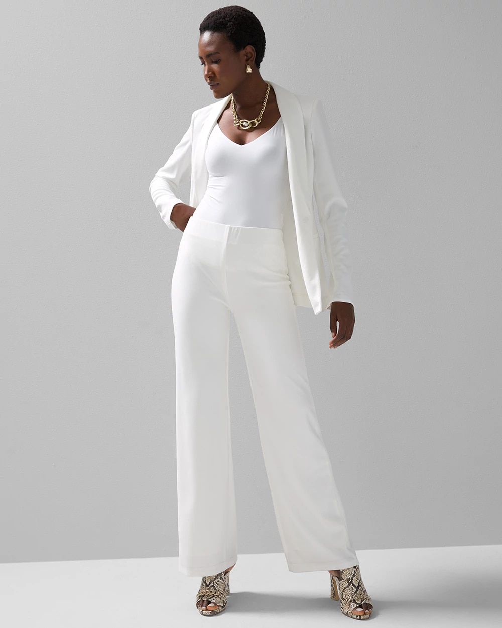 WHBM® Slip On Wide Leg Pant | White House Black Market WHBM® Slip On Wide Leg Pant | White House Black Market