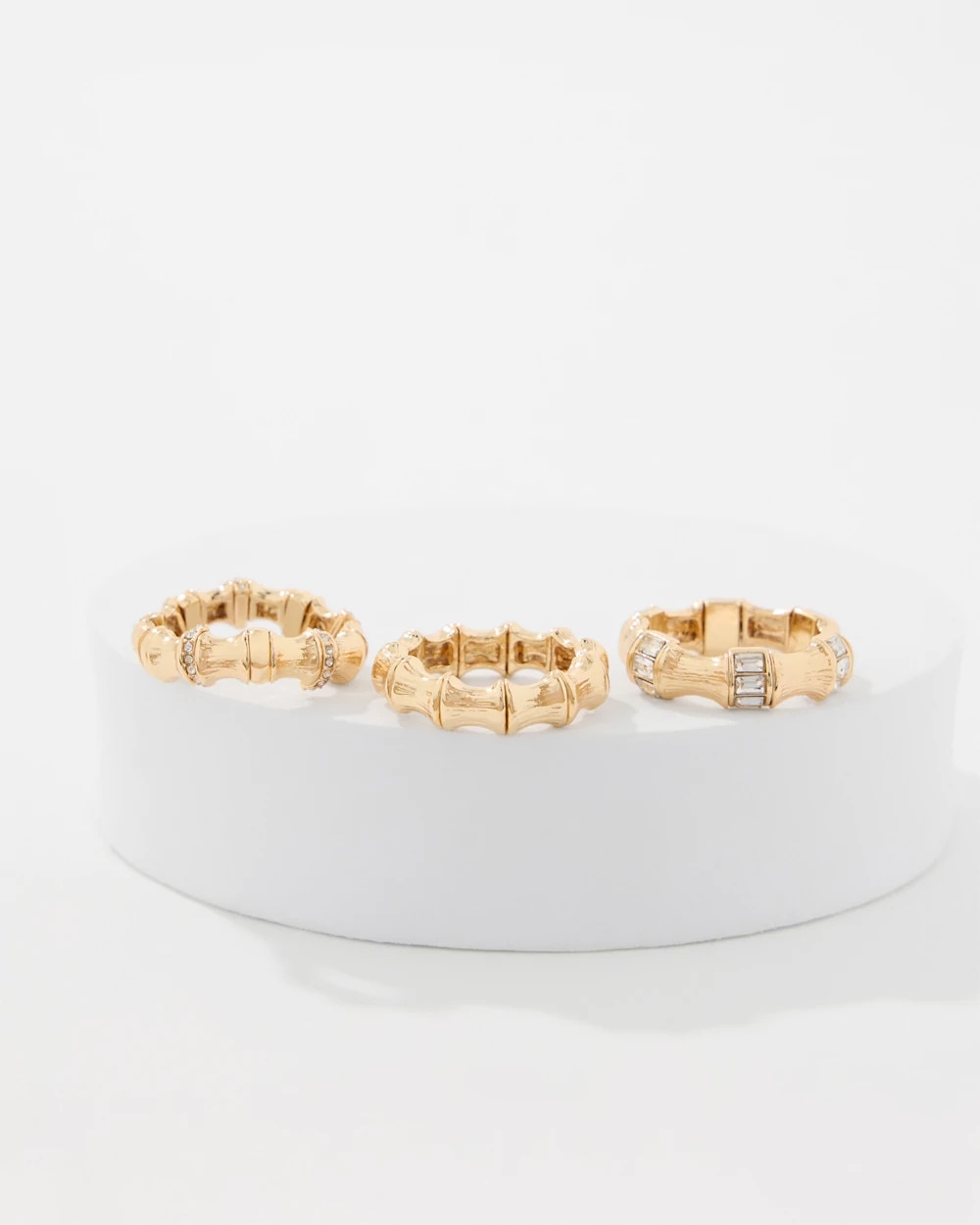 Set of Three Stretch Rings - image 4