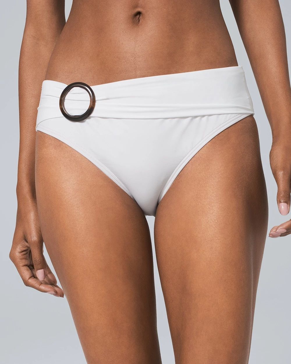 Buckle-Detail Bikini Bottom