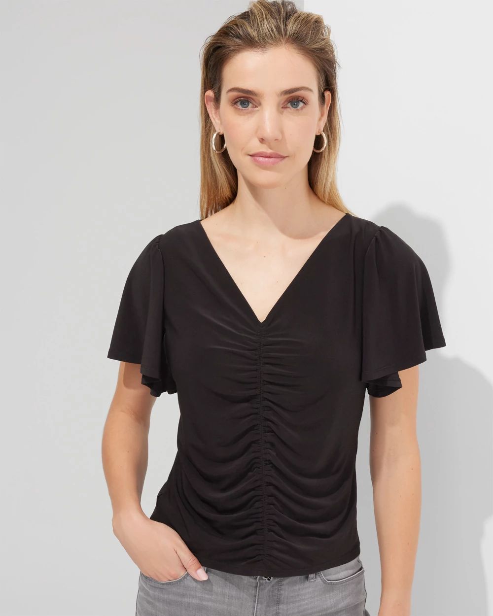Outlet WHBM Ruched Tee
