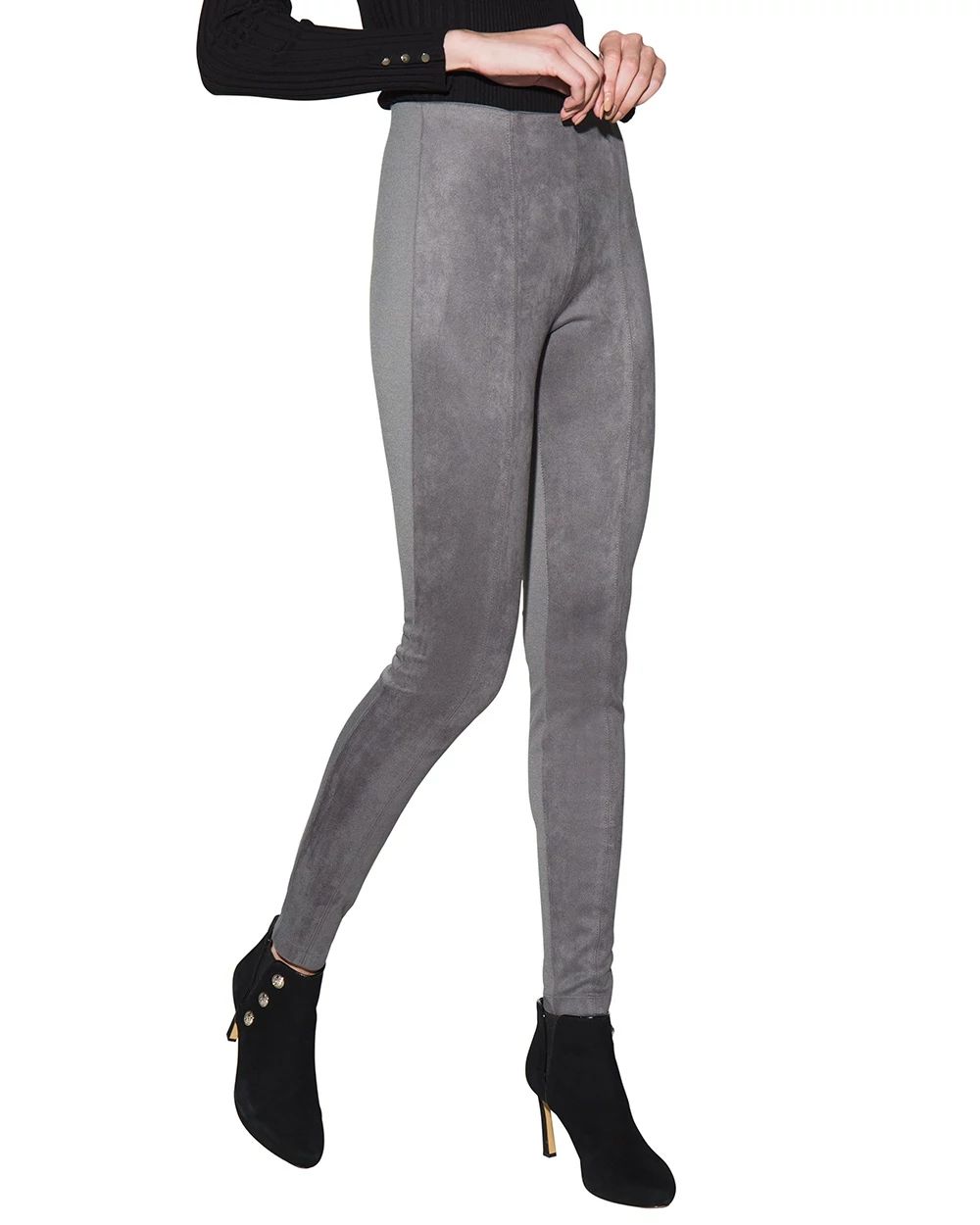 Outlet WHBM Faux Suede Leggings