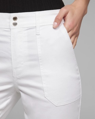 Outlet WHBM Utility Crop Pants