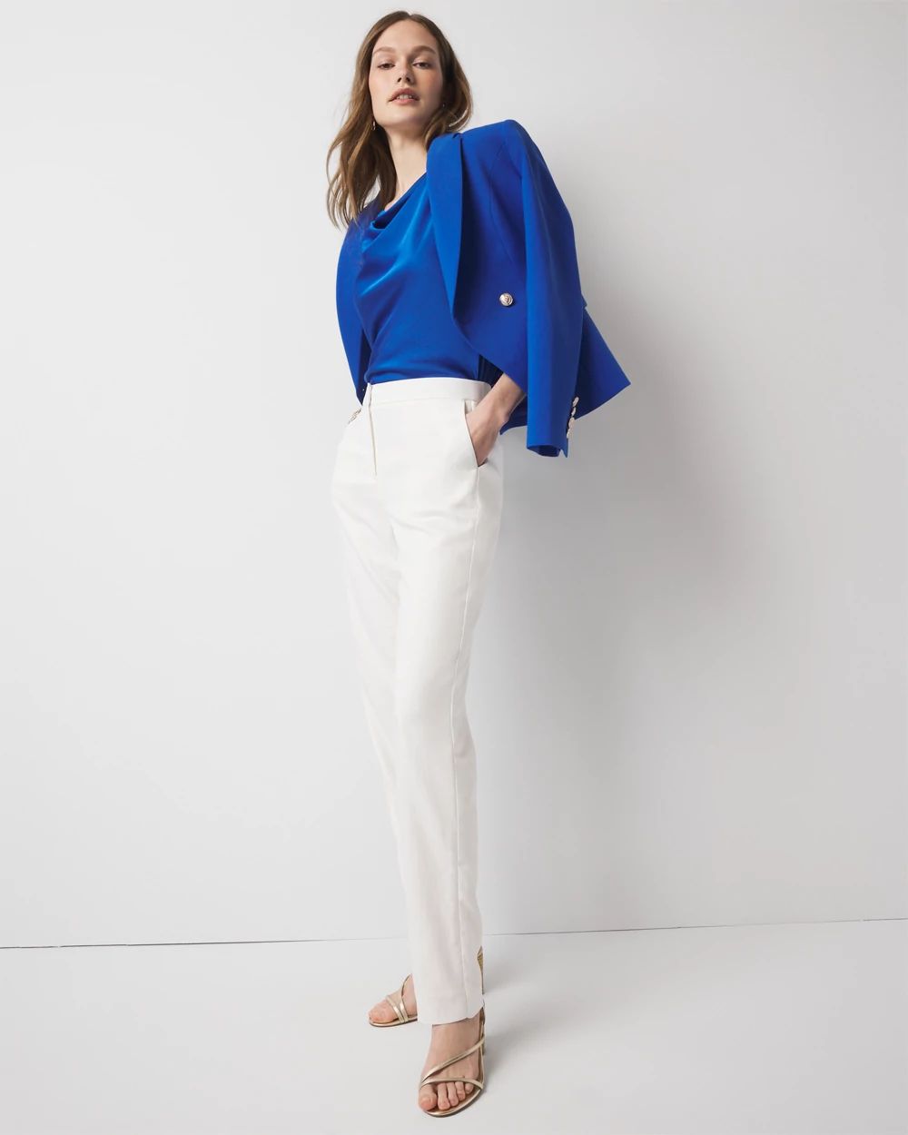 Satin Draped Shell