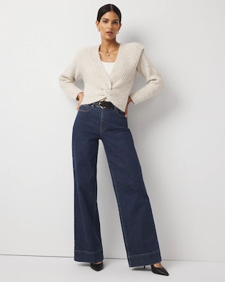 Petite Front Twist Sweater click to view larger image.