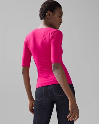 WHBM® FORME Elbow-Sleeve Top click to view larger image.