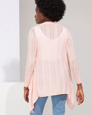 Outlet WHBM 3/4-Sleeve Airy Cascade Cardi
