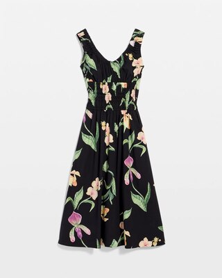 Ruched Tank Midi Dress click to view larger image.