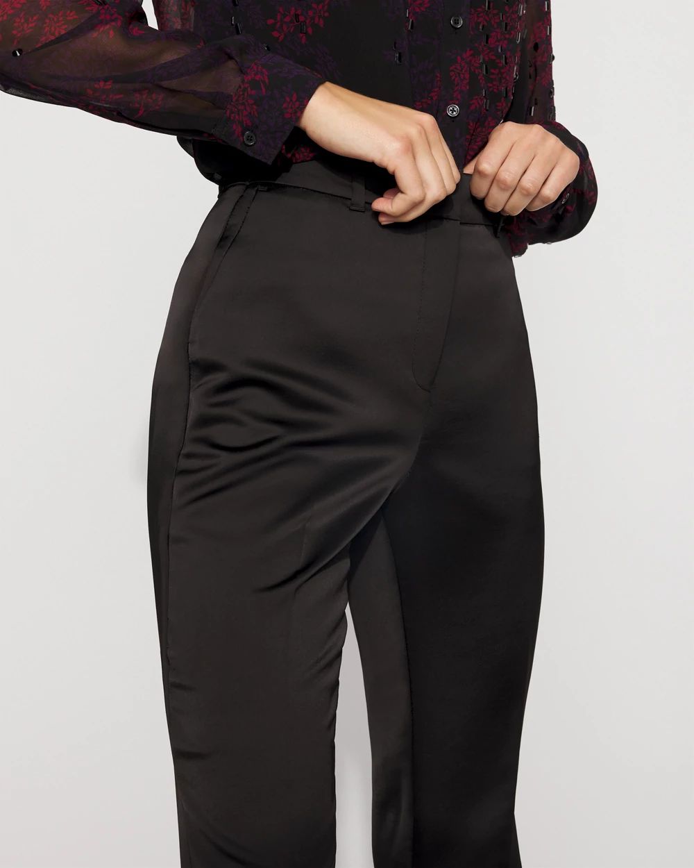 Piper Satin Flare Pant