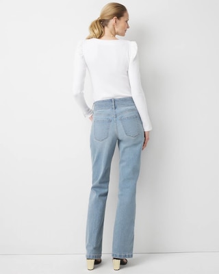 Trapunto Extra High Rise Trouser Jean click to view larger image.