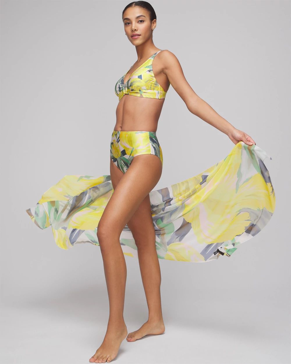 High-Waisted Swim Bottom