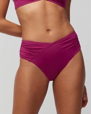High-Waist Wrap Bikini Bottom