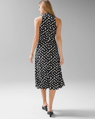 Sleeveless Matte Jersey Twist Front Dress