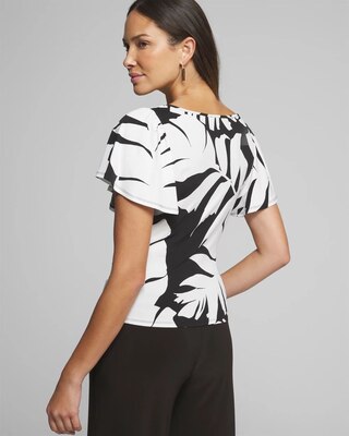 Outlet WHBM Ruched Tee