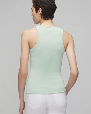 WHBM FORME™ Ribbed Stretch Tank click to view larger image.