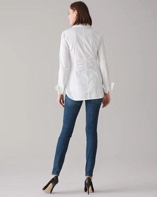 Long-Sleeve Poplin Tunic
