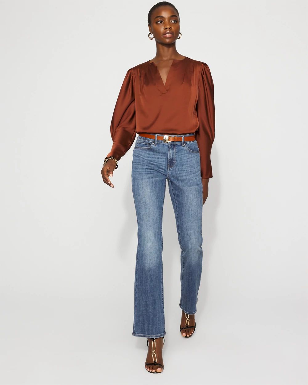 High-Rise Bootcut Jean