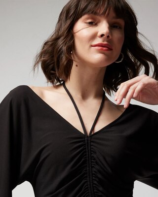 Matte Jersey Ruched Front Top click to view larger image.