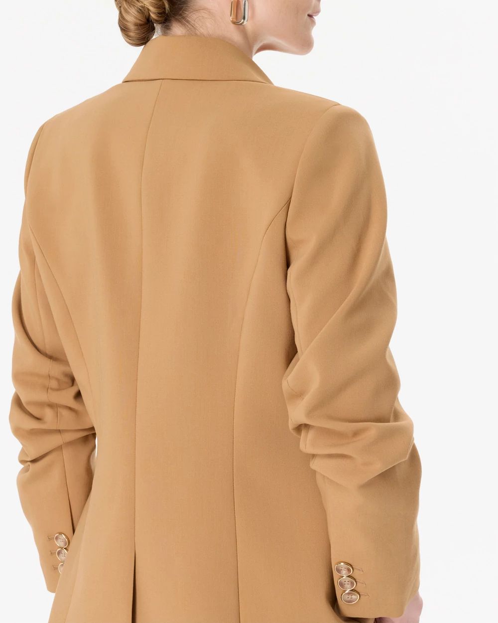 Ruched Sleeve Blazer click to view larger image.