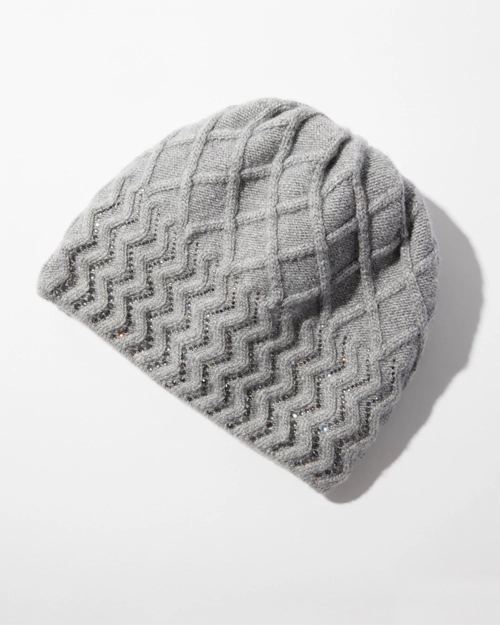 Rhinestone Patterned Hat
