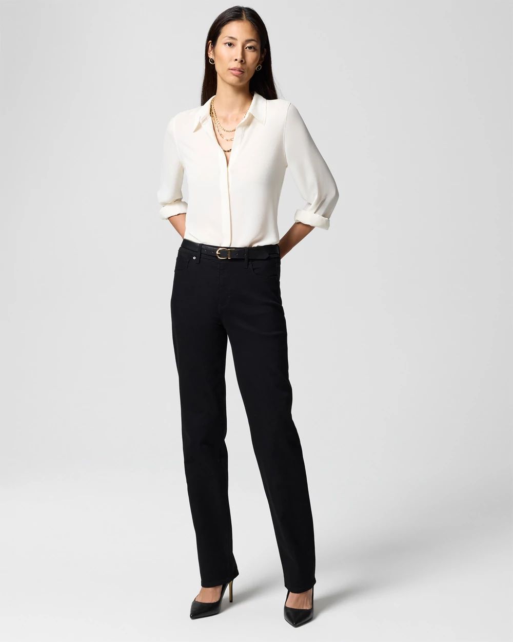 High-Rise Straight Jean