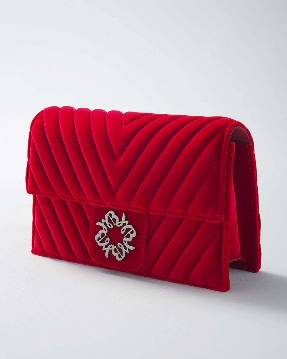 Red Velvet Crossbody Bag