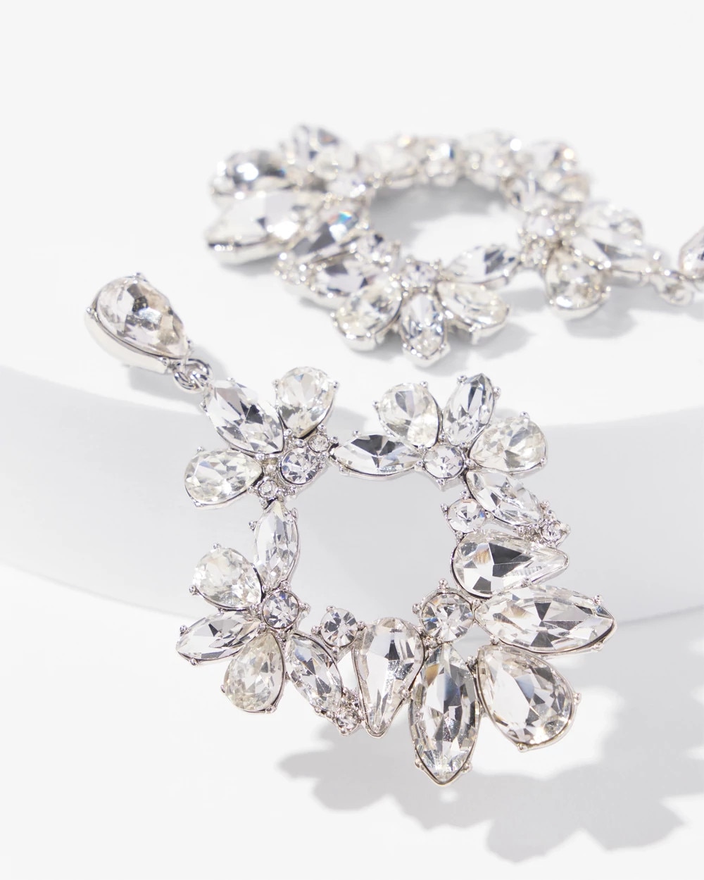 Crystal Statement Drop Earrings