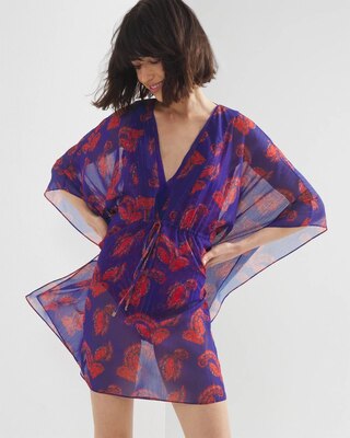 Printed Swim Cover-Up