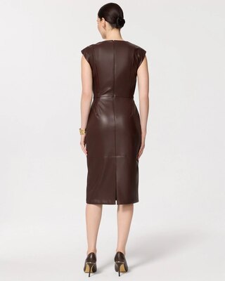 Petite V-neck Sheath Dress click to view larger image.