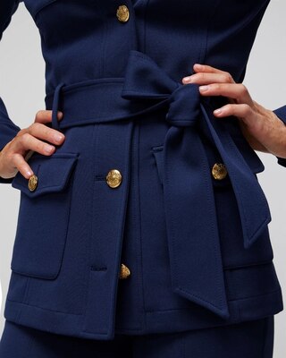 Luxe Stretch Safari Jacket