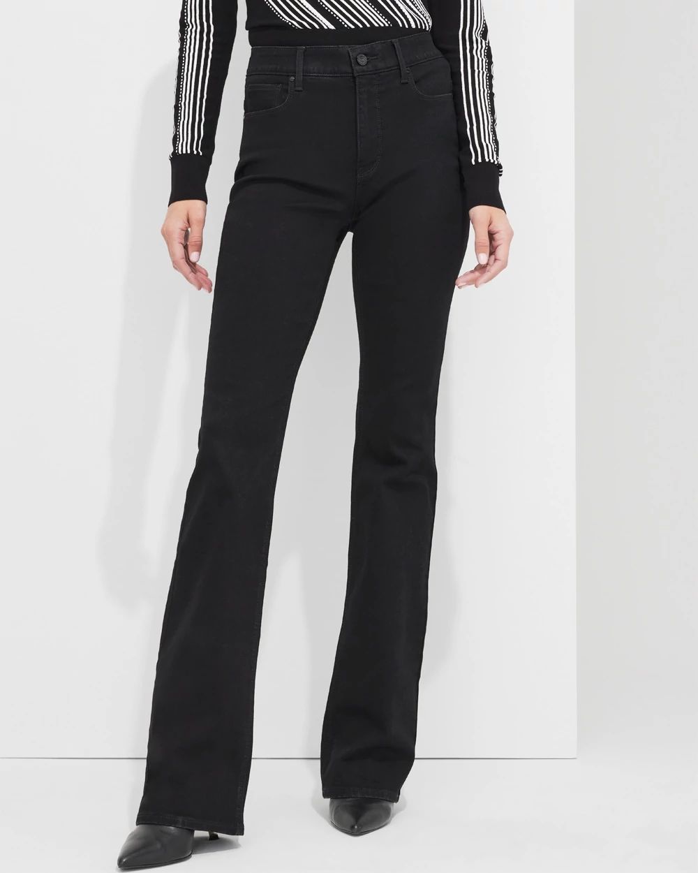 Outlet WHBM High Rise Skinny Flare Jeans