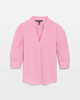 Ruched Sleeve Shirt click to view larger image.
