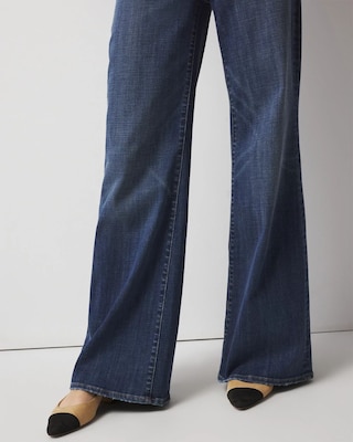 High-Rise Wide Leg Jeans click to view larger image.