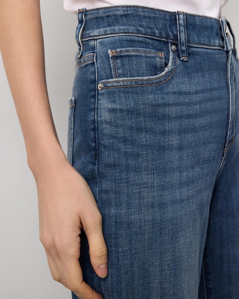 High-Rise Wide Leg Jeans
