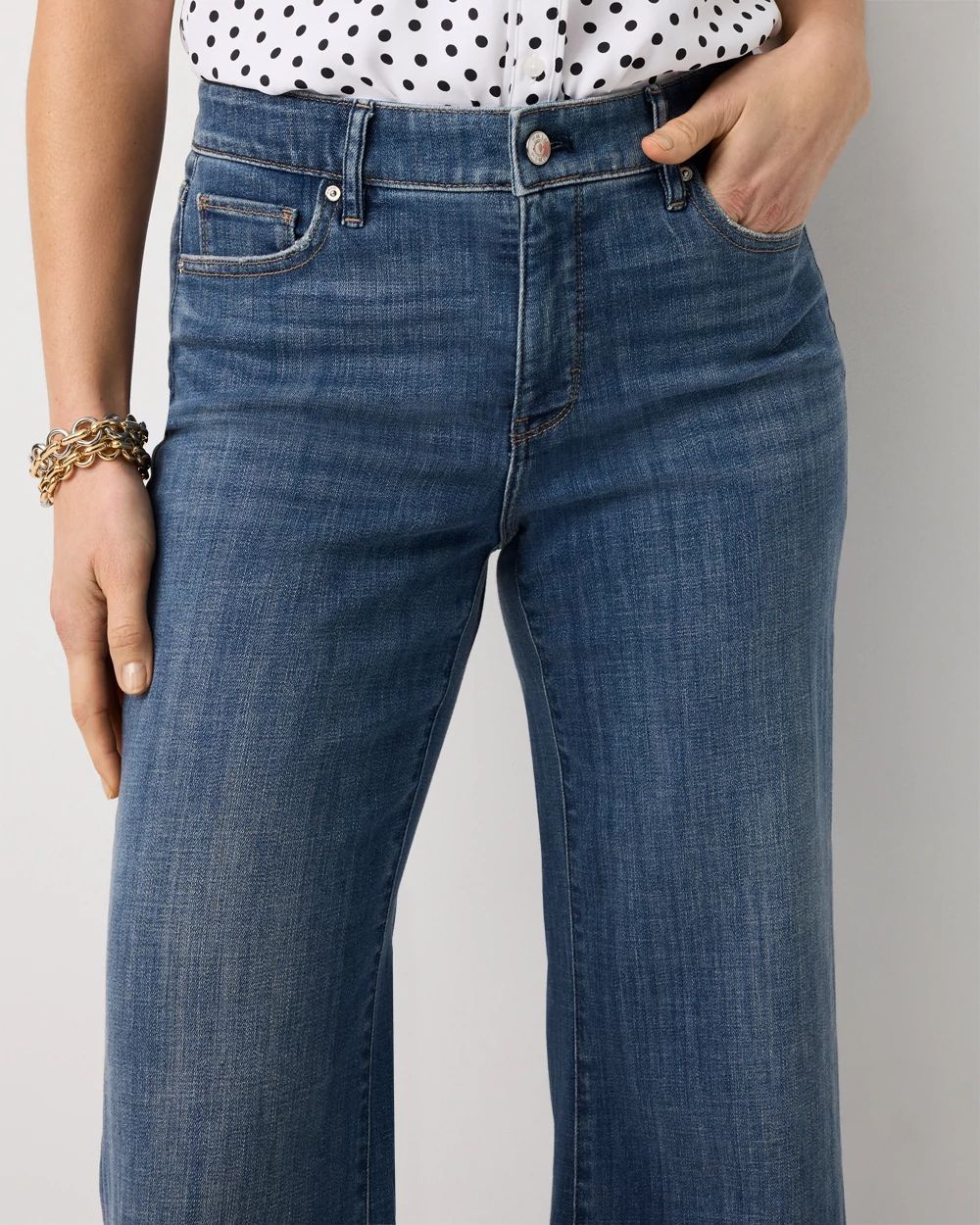 High-Rise Wide Leg Jeans