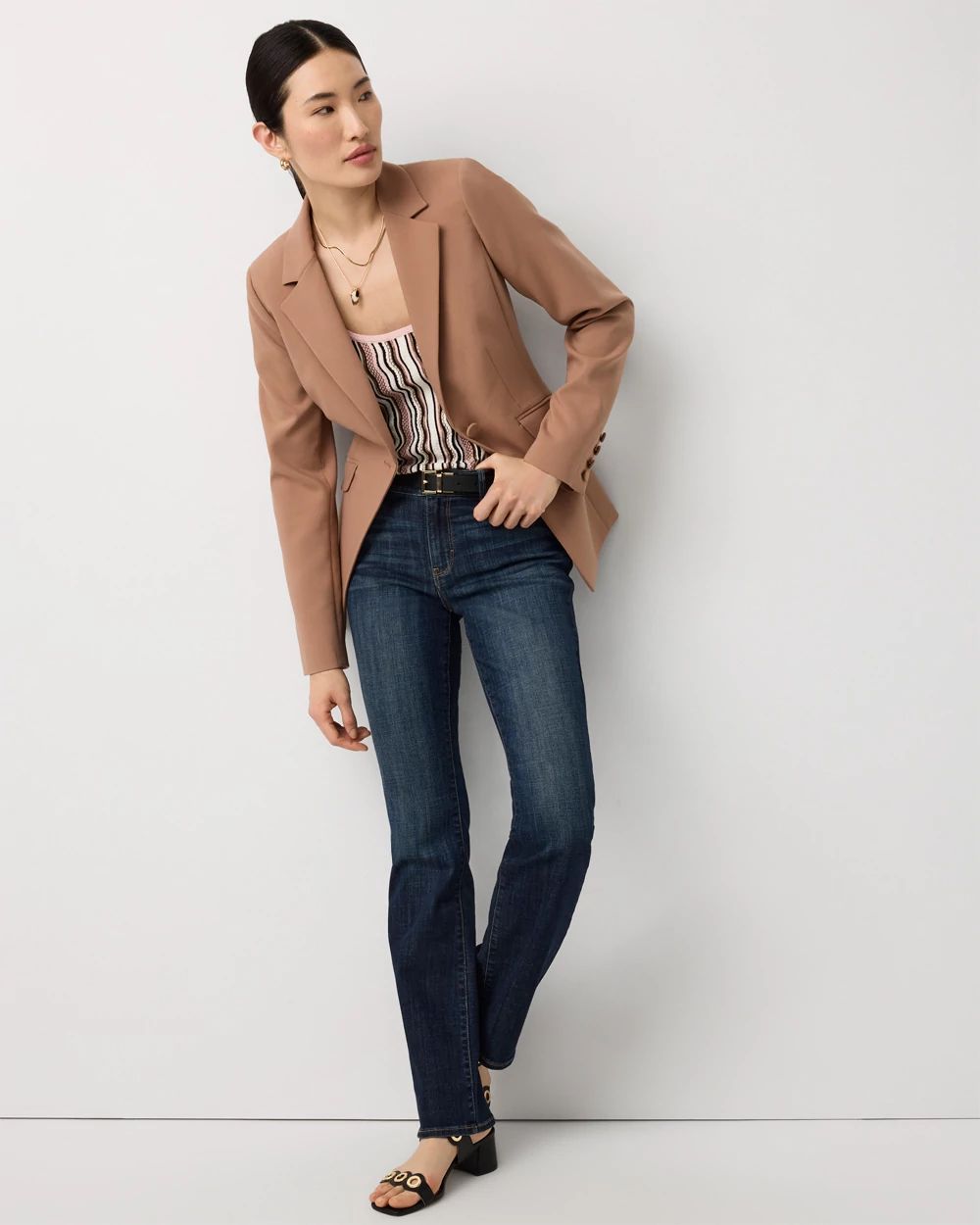 Petite WHBM® One-Button Blazer