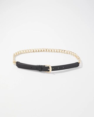 Chain Leather Pant Belt